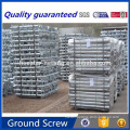 Structure/ construction ground screw pile support